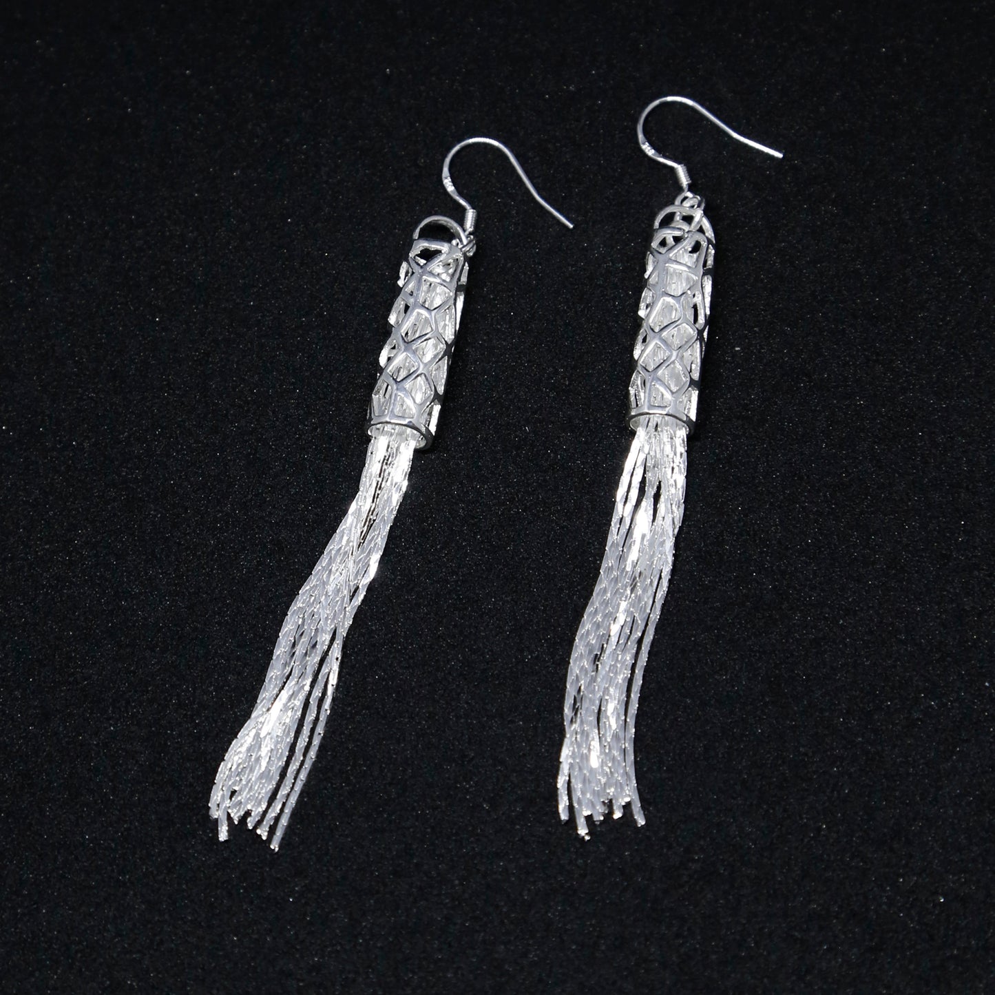 Lantern Boho Chic Dangle and Drop Sterling Silver Earrings, Bali Style Jewelry - ZentralDesigns