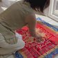 Multi-Color Tibetan Buddhist Ashtamangala Vajra Silk Brocade Shrine Table Cover Altar Cloth, 35”X35”