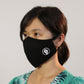 BLM Reusable Cloth Face Mask Covering, Black Lives Matter Fist Logo 2-Layer Cotton Outdoor Mask