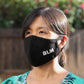 BLM Reusable Cloth Face Mask Covering, Black Lives Matter Letter Logo 2-Layer Cotton Outdoor Mask