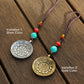 Tibetan Talisman & Ashtamangala Protection Charm Keychain Lanyard, Chinese Bagua Car Charm