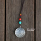 Tibetan Talisman & Ashtamangala Protection Charm Keychain Lanyard, Chinese Bagua Car Charm