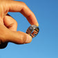 Tibetan Buddhist Prayers Symbol & Swastika Sterling Silver Spinner Ring, Mens Meditation Ring (N)