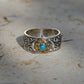 Vintage Style Embossed Auspicious Cloud Adjustable Sterling Silver Ring - ZentralDesigns