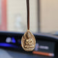 Tibetan Buddha Symbol Adjustable Necklace, Rear View Mirror Charm #9.