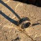 Tibetan Buddhist Prayer Silver Spinner Ring, Mens Meditation Ring, Buddhist Symbol Ring - ZentralDesigns