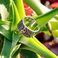 Yin Yang Dragon Sterling Silver Mens Ring, Meditation Ring.