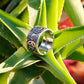 Yin Yang Dragon Sterling Silver Mens Ring, Meditation Ring.